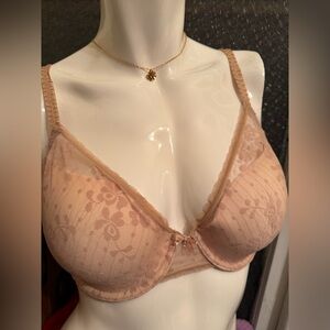Wacoal b.tempted beige full coverage bra 36D new